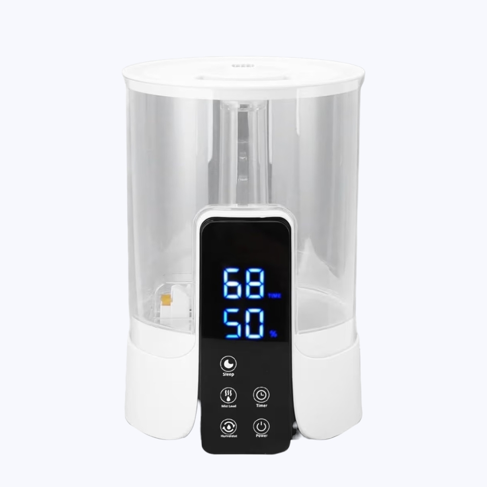 White Humidifier with Digital Display And Remote 6L Large - Picture 2 of 6